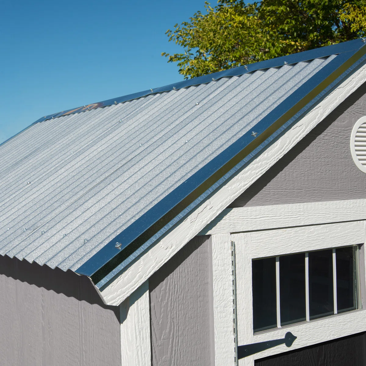 Garden 6 ft. W x 8 ft. D Wood Storage Shed with Floor – Double Doors, Windows & Built-in Shelving - Image 6