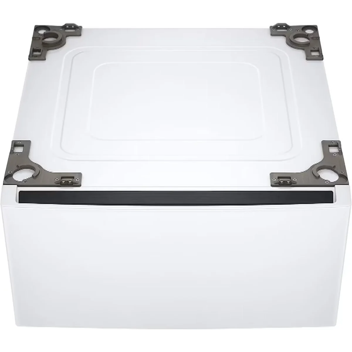 LG Side-by-Side on Pedestals Front Load Washer and Gas Dryer Set in White – Model WM3400CW - Image 2